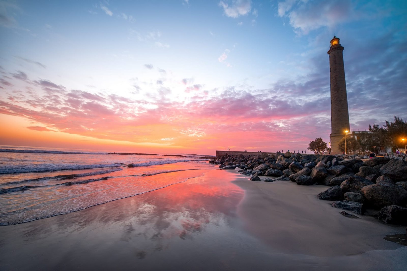 El Faro de Maspalomas lighthouse sunset photoshoot