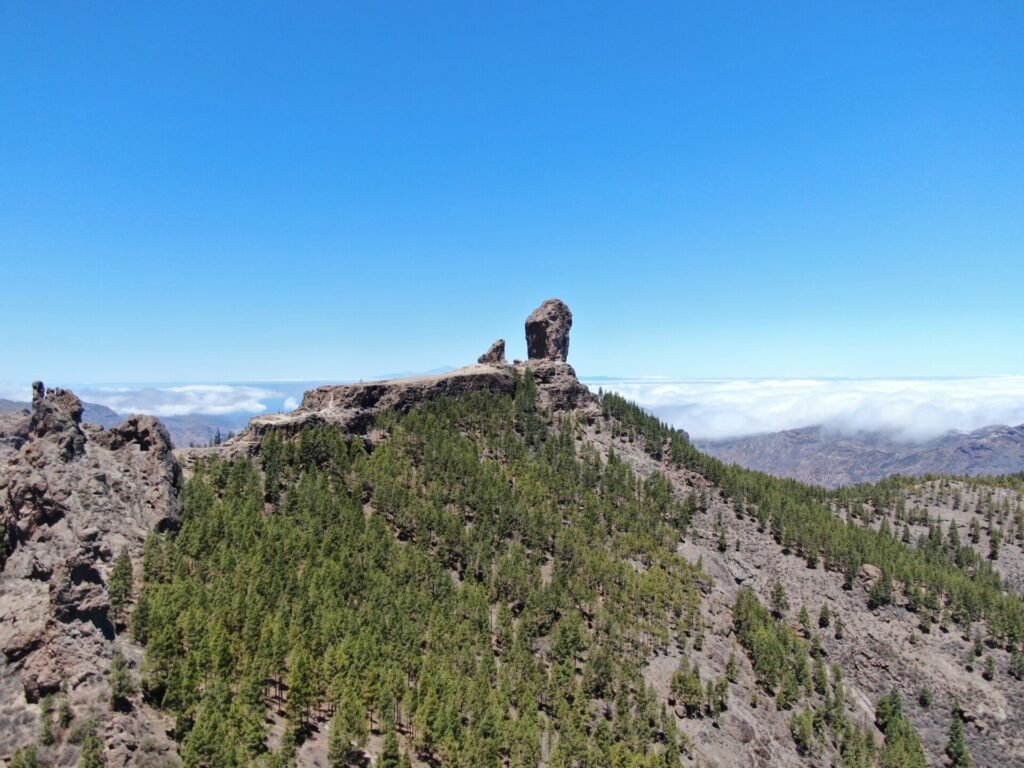 Fotoshoot bij Roque Nublo