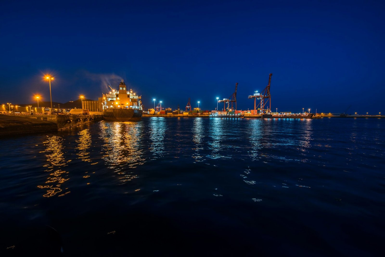 Porto de Las Palmas na ilha de Gran Canaria