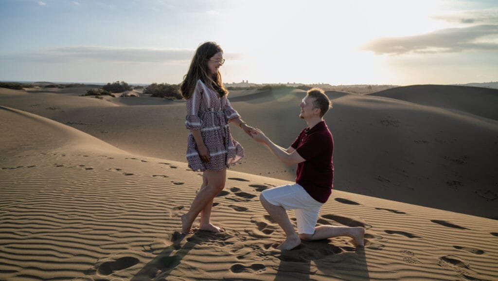 Proposal at Maspolomas Dunes