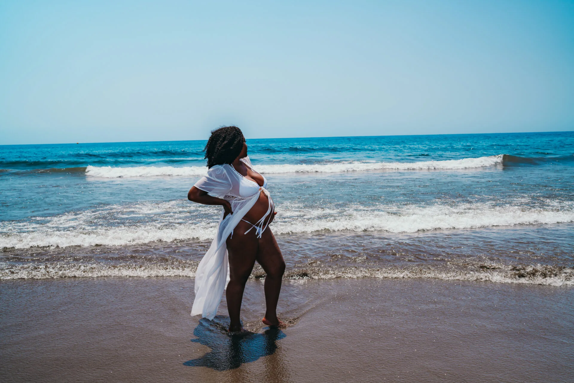 Maternity shoot Gran Canaria sunset