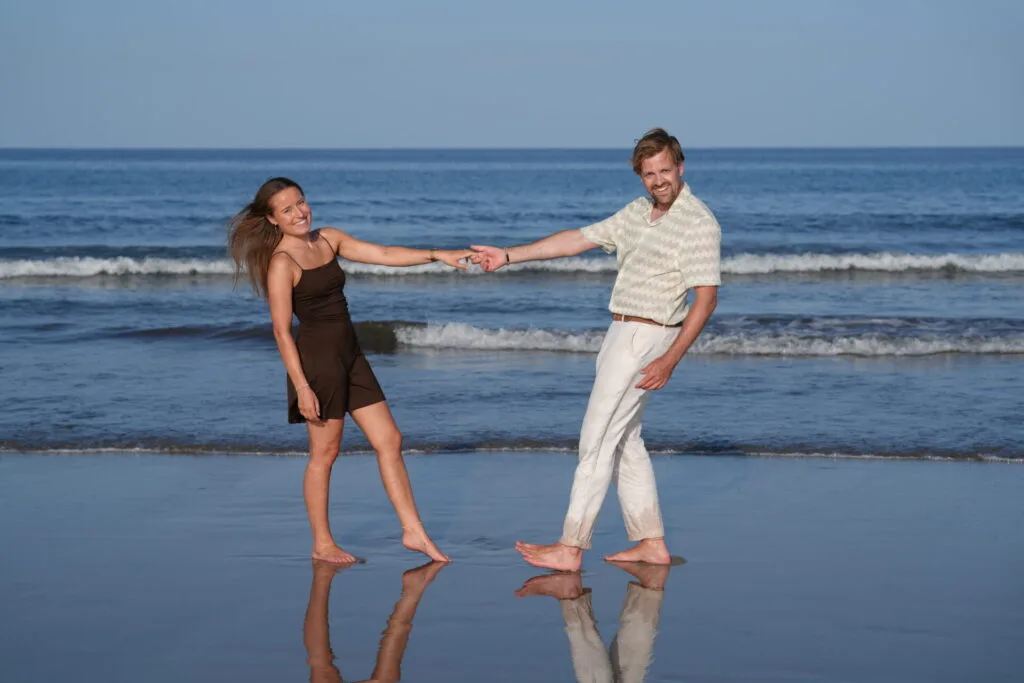 Couple photoshoot Playa del Ingles at the beach