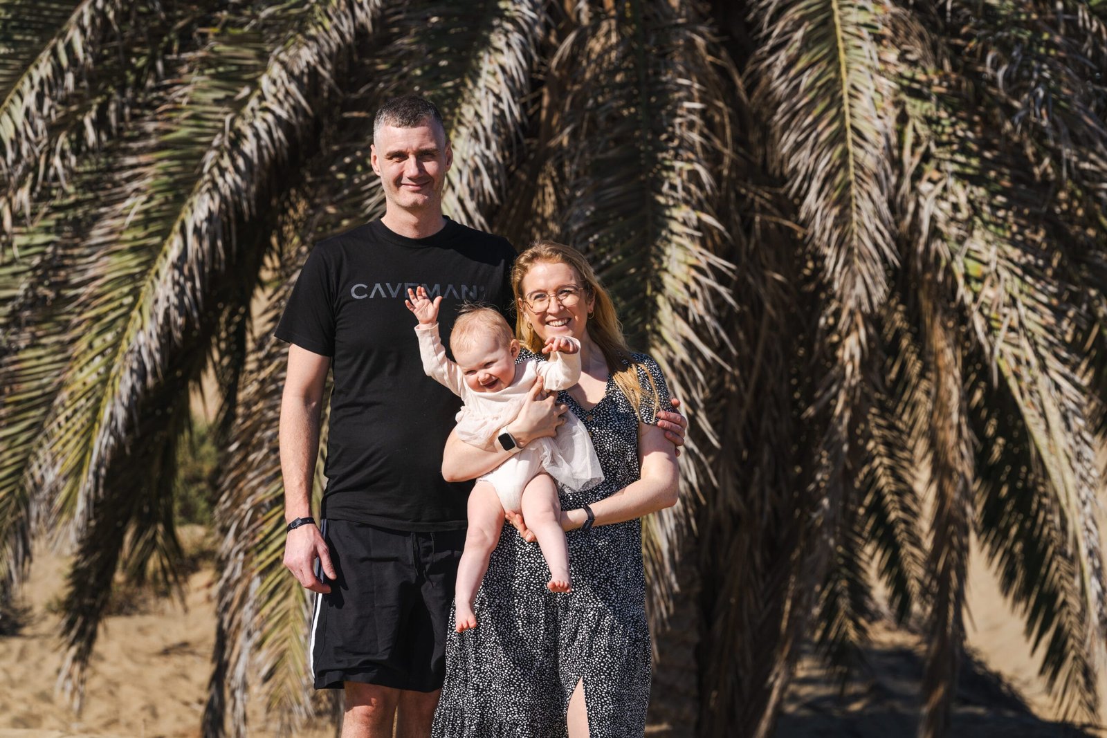Young family with baby photoshoot Gran Canaria