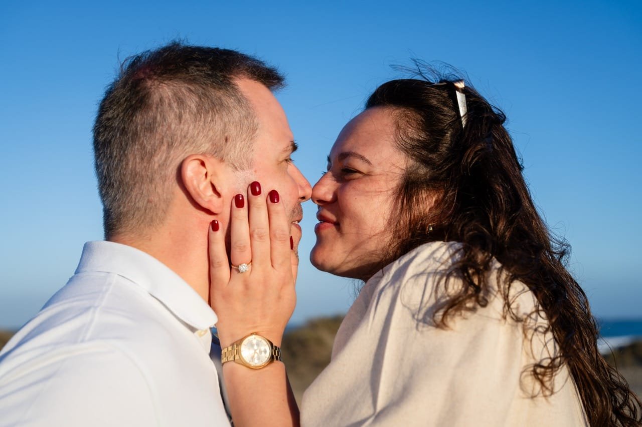 Couple golden hour Gran Canaria