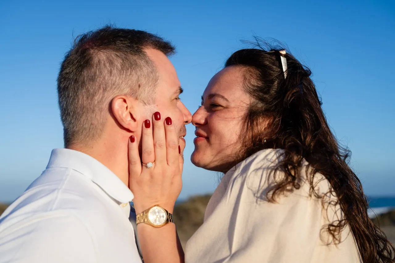 Couple golden hour Gran Canaria