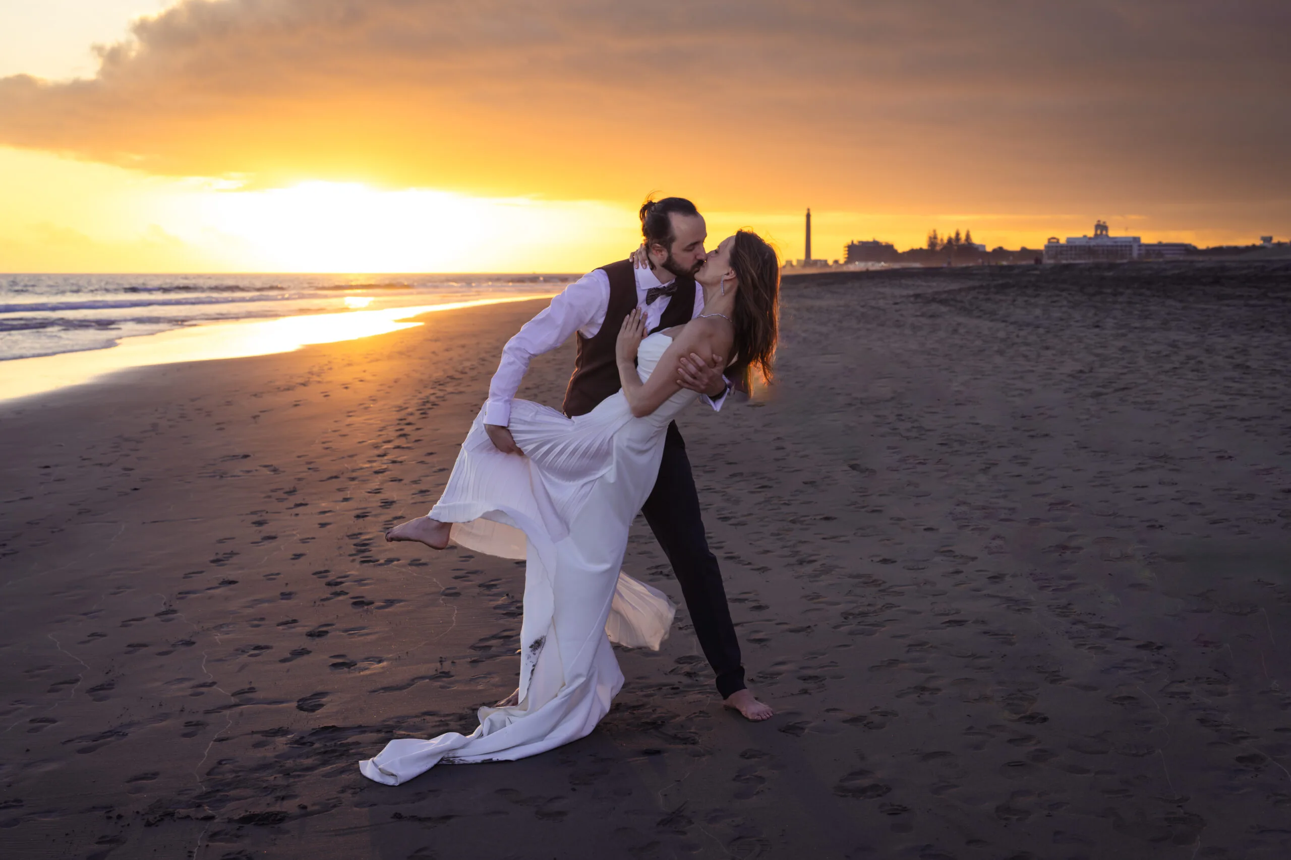 Pre-wedding engagement photoshoot Gran Canaria