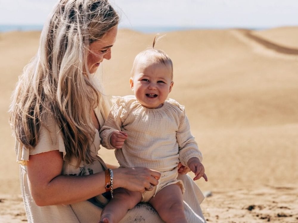 Mother and daughter photoshoot