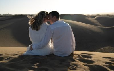 Séance de photo de couple romantique